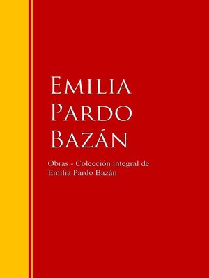 cover image of Obras--Colección de Emilia Pardo Bazán